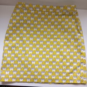 Banana Republic Skirt Milly Collection Chili Powder Green Print